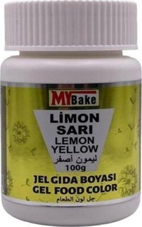 My Bake Limon Sarısı Su Bazlı Jel Gıda Boyası 100 gr