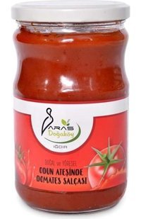 Aras Doğaköy Odun Ateşinde Ev Yapımı Organik Iğdır Domates Salçası 650 gr
