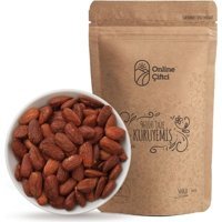 Online Çiftçi Kavrulmuş Tuzlu Organik Tane Badem İçi 500 gr