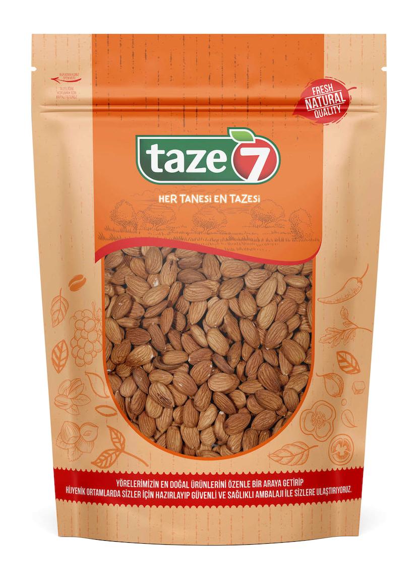 Taze7 Çiğ Tane Badem İçi 1 kg
