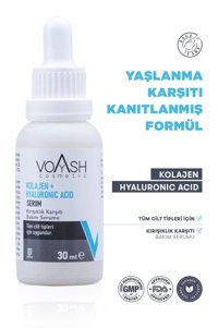 Voyash Hyalurlonic Acid Kolajenli Canlandırıcı Jel Yüz Serumu 30 ml