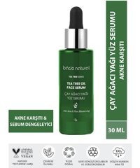 Bade Natural Çay Ağacı Akne Karşıtı Jel Yüz Serumu 30 ml