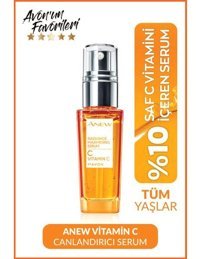 Avon Anew Radiance Maximising C Vitaminli Kolajenli Yüz Dolgunlaştıran Canlandırıcı Jel Yüz Serumu 30 ml