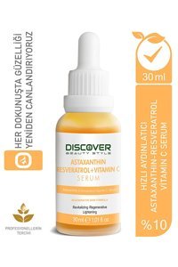 Discover Beauty Style Astaxanthin & Resveratrol C Vitaminli Canlandırıcı Jel Yüz Serumu 30 ml