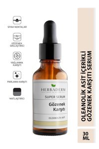 Herbaderm Gözenek Sıkılaştırıcı Kolajenli Canlandırıcı Jel Yüz Serumu 30 ml