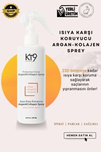 KT9 Protection Dome Argan-collagen Isıdan Koruyucu Argan-Kolajen Güçlü Saç Spreyi 250 ml