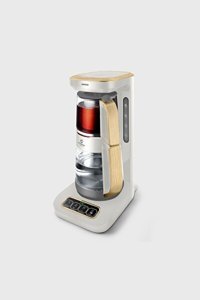 Karaca Robotea Pro 4 In 1 Konuşan Otomatik Kapanma 2200 W Işıklı Cam Wood Craft Çay Makinesi