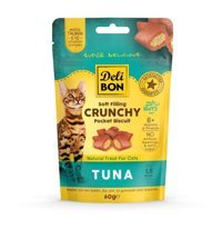 Delibon Chrunchy Ton Balıklı Kedi Ödül Maması 60 gr