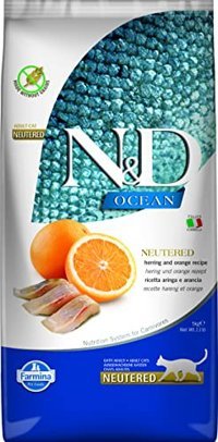N&d Yüksek Enerjili Balıklı-Portakal Kısırlaştırılmış Tahılsız Yetişkin Kuru Kedi Maması 5 kg