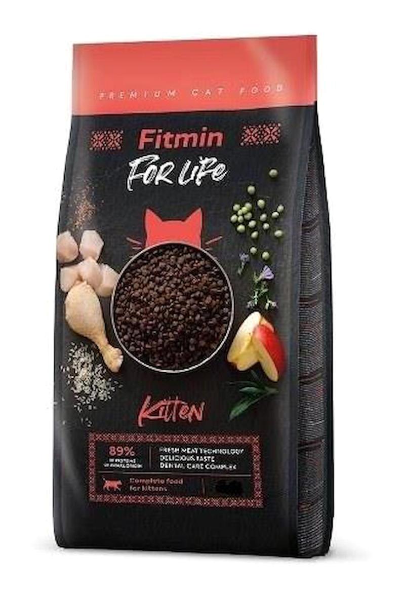 Fitmin Hayvansal Proteinli Tavuklu Tahıllı Yavru Kuru Kedi Maması 1.8 kg
