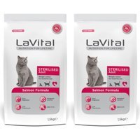 La Vital Sterilised Somonlu Yetişkin Kuru Kedi Maması 2x1.5 kg