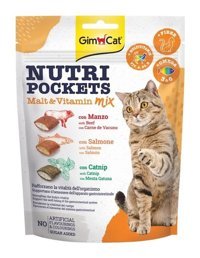 Gimcat Nutripockets Karışık Yetişkin Kedi Ödül Maması 150 gr