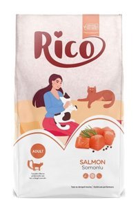 Rico Adult Somonlu Tahıllı Yetişkin Kuru Kedi Maması 15 kg