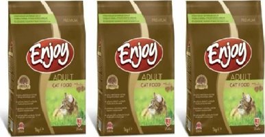 Enjoy Tavuklu Yetişkin Kuru Kedi Maması 3x1 kg