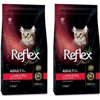 Reflex Plus Kuzu Etli Yetişkin Kuru Kedi Maması 2x1.5 kg