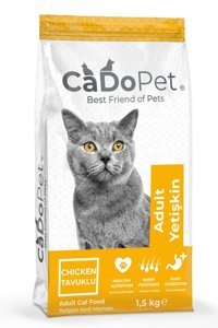 Cado Pet Premium Tavuklu Yetişkin Kuru Kedi Maması 1.5 kg