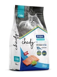 Chedy Balıklı Kısırlaştırılmış Tahıllı Yetişkin Kuru Kedi Maması 1.5 kg