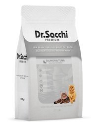 Dr.sacchi Premium Somon-Tuna Balığı Yetişkin Kuru Kedi Maması 1.5 kg