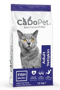 Cado Pet Premium Balıklı Yetişkin Kuru Kedi Maması 1.5 kg