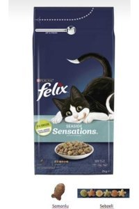 Purina Felix Sebze-Somon Az Tahıllı Yetişkin Kuru Kedi Maması 2 kg