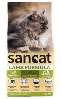 Sancat Kuzulu Yetişkin Kuru Kedi Maması 15 kg