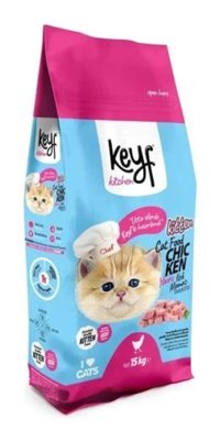 Keyf Tavuklu Tahıllı Yavru Kuru Kedi Maması 15 kg