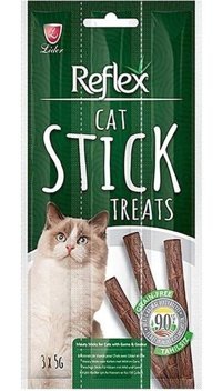 Reflex Sticks Geyik Etli Tahılsız Yetişkin Kedi Ödül Maması 75 gr