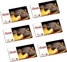 Fıorella Crunch Portakallı Bitter Çikolatalı Gofret 6x60 gr