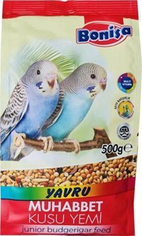 Bonisa Yavru Muhabbet Kuşu Yemi 500 gr
