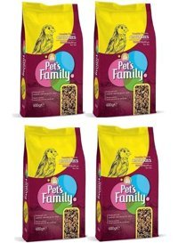 Pet's Family Kabuklu Karışık Kanarya Yemi 4x400 gr