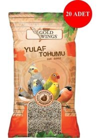Gold Wings Kabuklu Yulaflı Vitaminli Yavru Yetişkin Kanarya Yemi 20x300 gr