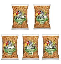 Jungle Kabuklu Sade Vitaminli Muhabbet Kuşu Yemi 5x500 gr