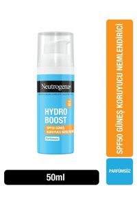 Neutrogena Hydro Boost SPF50 50+ Faktör Tüm Ciltler İçin Nemlendirici Ton Eşitleyici Yağsız Suya Dayanıklı Yüz ve Vücut Güneş Kremi 50 ml