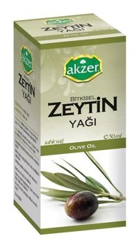 Akzer Bitkisel Organik Filtresiz Polifenolsüz Olgun Hasat Teneke Birinci Zeytinyağı 50 ml