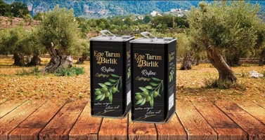 Ege Tarım Birlik Rafine Organik Filtresiz Polifenollü Olgun Hasat Teneke Birinci Zeytinyağı 2x5 lt