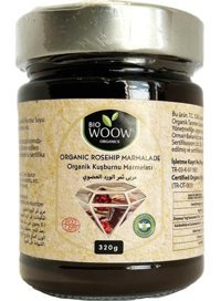 Bio Woow Organics Organik Kuşburnu Marmelatı 320 gr