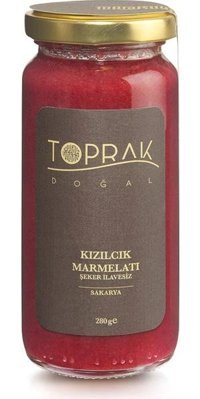 Toprak Doğal Kızılcık Marmelatı 280 gr