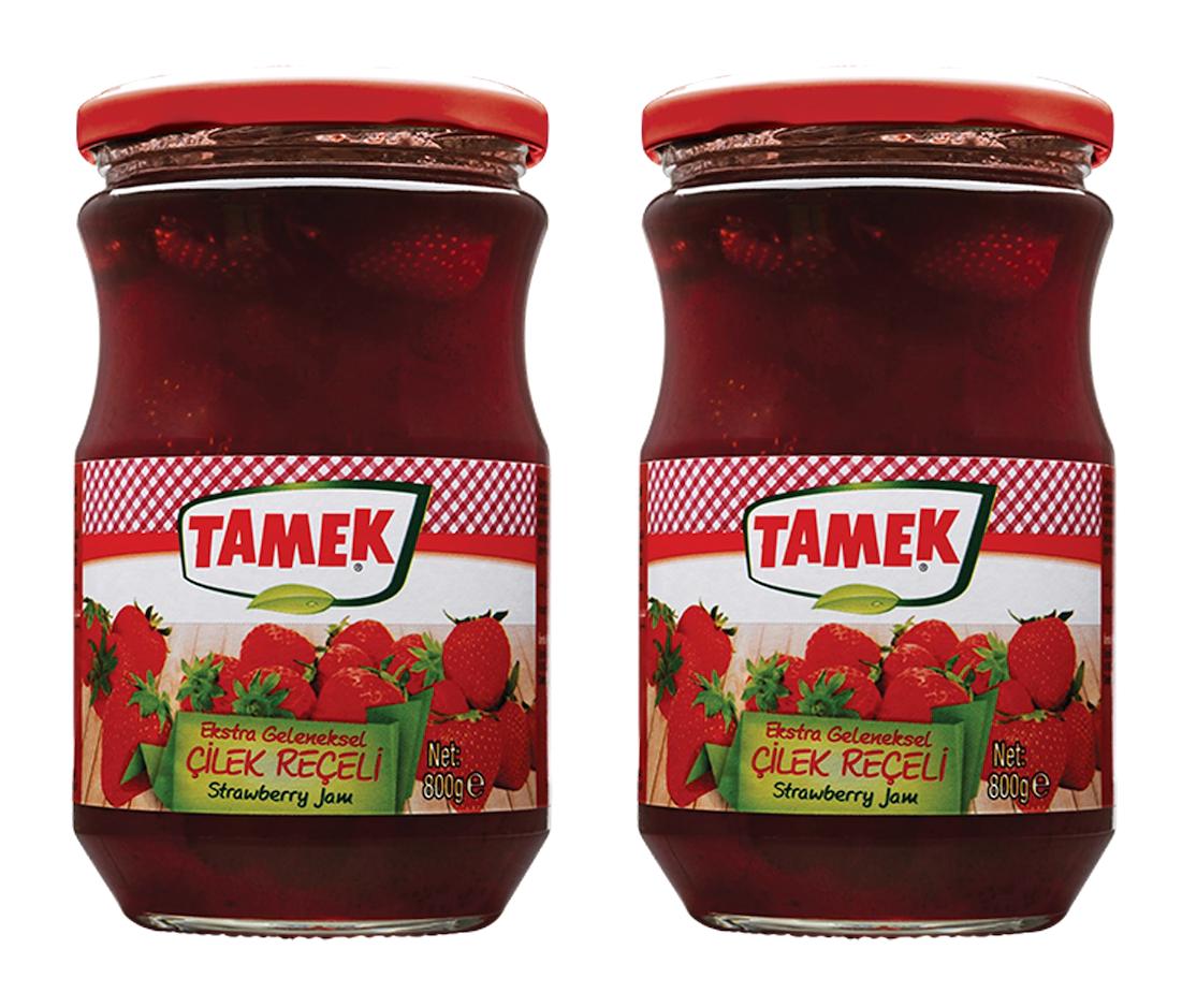 Tamek Geleneksel Çilek Reçeli 2x800 gr