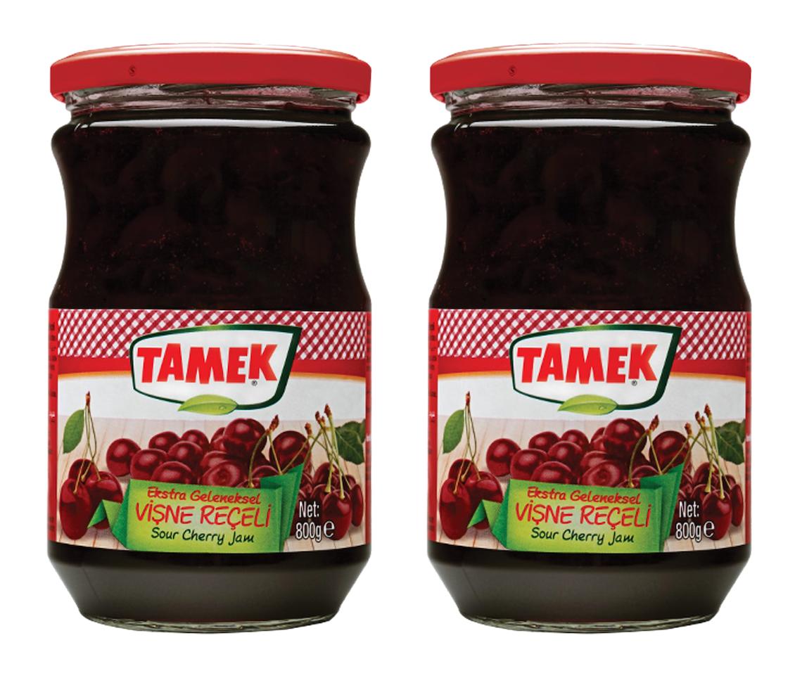 Tamek Geleneksel Vişne Reçeli 2x800 gr