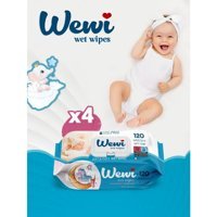 Wewi 120 Yaprak 4'lü Islak Mendil
