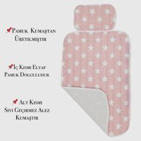 MorBebe Alezli 60x46 cm Alt Açma Minderi