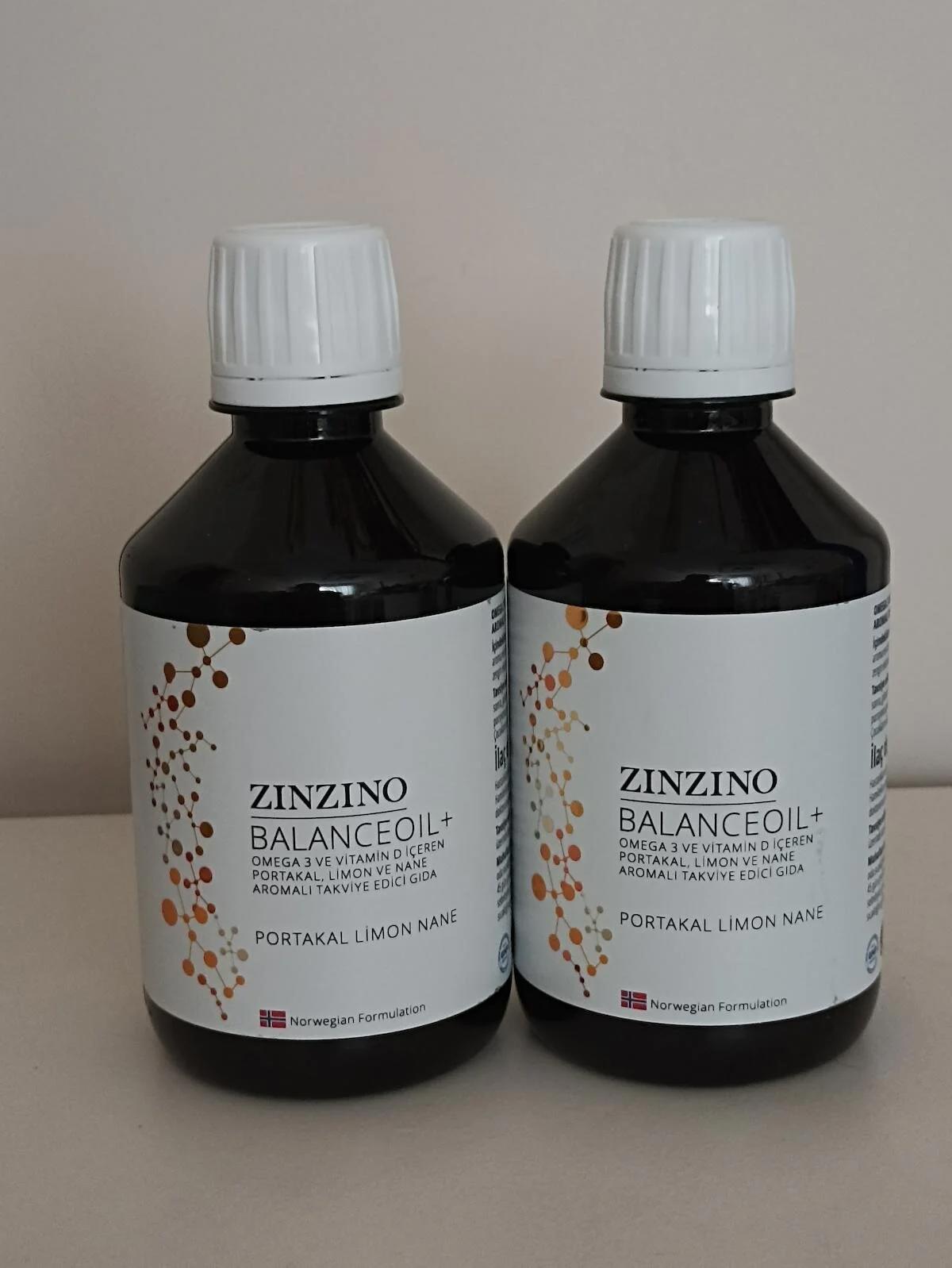 Zinzino BalanceOil+ Omega 3 Şurup 2x300 ml