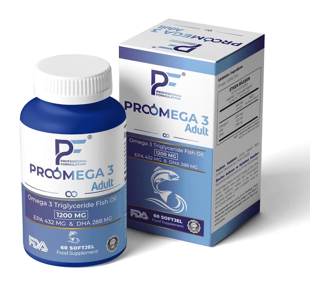 PF ProOmega Omega 3 Kapsül 1.2 gr 60 Adet