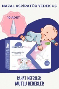Bluewell Yedek Uç Burun Aspiratörü Şeffaf