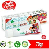 Organicadent Organik Florürsüz Çocuk Diş Macunu 2x50 ml