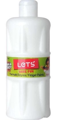 Let's Have Fun Yıkanabilir 500 ml Beyaz Parmak Boyası