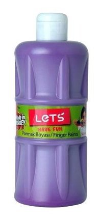 Let's Have Fun Yıkanabilir 500 ml Mor Parmak Boyası