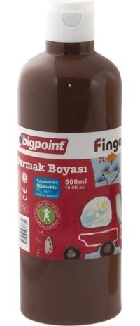 Bigpoint Yıkanabilir 500 ml Kahverengi Parmak Boyası