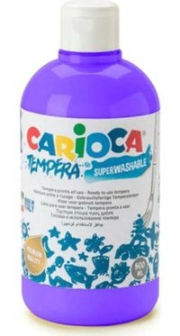 Carioca Super Washable Yıkanabilir 500 ml Mor Parmak Boyası