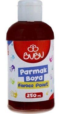 Bubu Yıkanabilir 250 ml Kahverengi Parmak Boyası